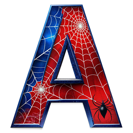 Groupe de 26 aimants Alphabet (spider man)